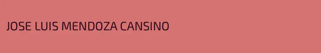 JOSE LUIS MENDOZA CANSINO